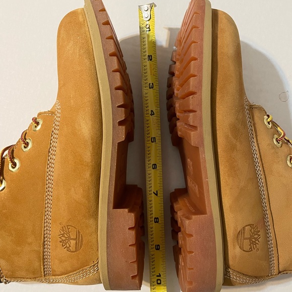 Big Kids Timberland 6" FOLKSTONE Boots Junior size 3.5M camel Waterproof - Picture 15 of 15